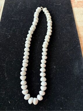 White Bead Necklace - Women Jewelry
